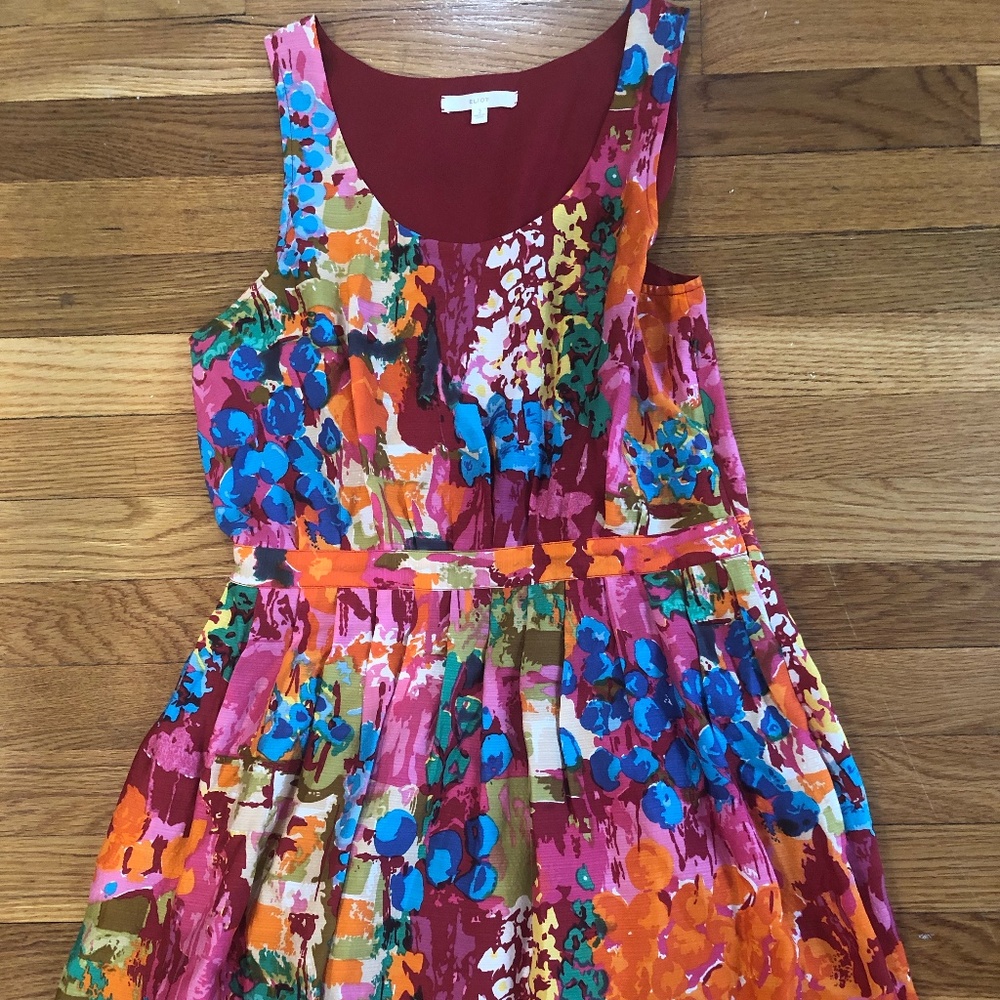 Madewell (Eliot) Floral Silk Dress